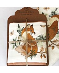 Πετσέτες σετ 2 τμχ "FOX IN THE PINE" Raison d'etre