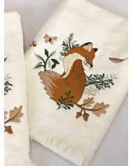 Πετσέτες σετ 2 τμχ "FOX IN THE PINE" Raison d'etre