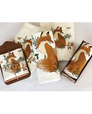 Πετσέτες σετ 2 τμχ "FOX IN THE PINE" Raison d'etre