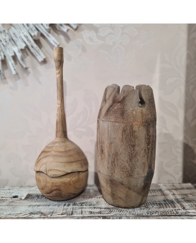 Vase Wood Natural Jolipa