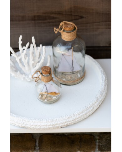 Decorative Trays Creta Cement White Set Of 2 Jolipa