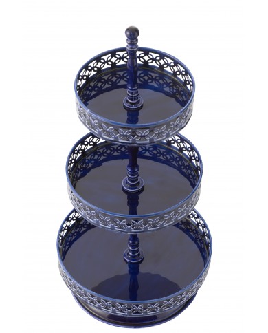 Cake Tray Nag Iron Blue Jolipa