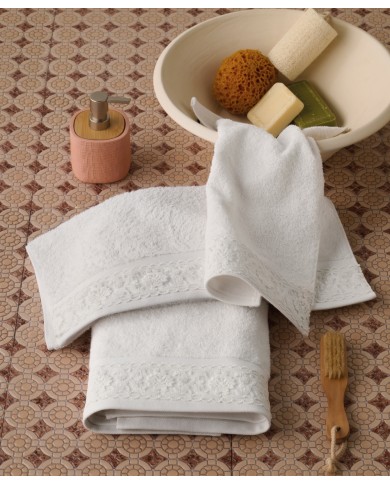 PAULINA  Πετσέτες προσώπου-σώματος-χεριών σετ 3 τμχ ΚΕΝΤΙΑ