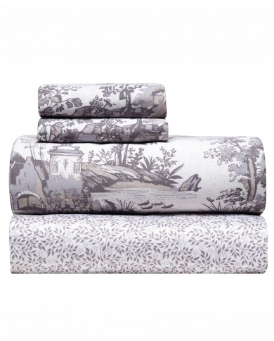 TOILE 22 Σεντόνι Υπέρδιπλο σετ 4 τμχ ΚΕΝΤΙΑ