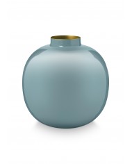 Vase Metal Light Blue PIP STUDIO