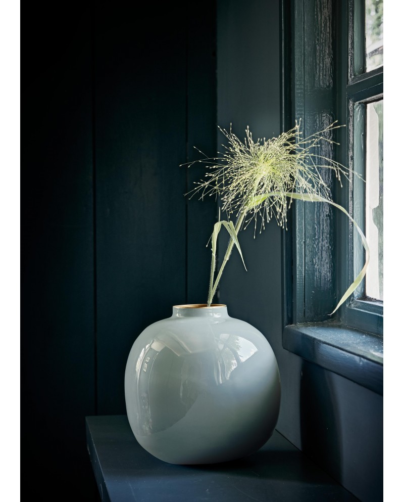 Vase Metal Light Blue PIP STUDIO