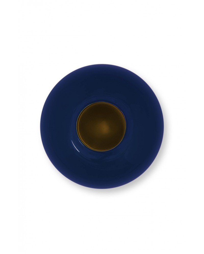Metal Vase Dark Blue PIP STUDIO