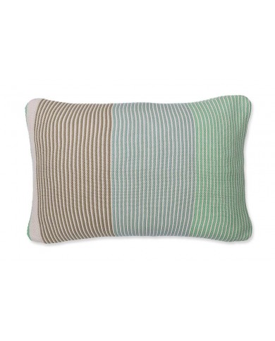 Cushion Blockstripe Light Green PIP STUDIO