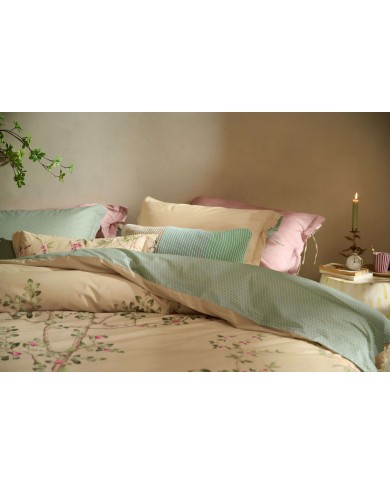 Cushion Blockstripe Light Green PIP STUDIO