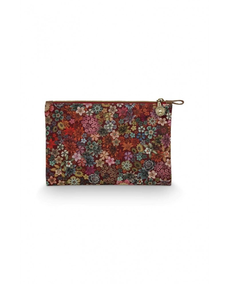 Cosmetic Flat Pouch Medium Tutti i Fiori Pink