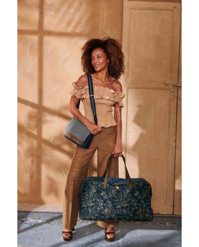 Weekend Bag Large Tutti i Fiori Blue