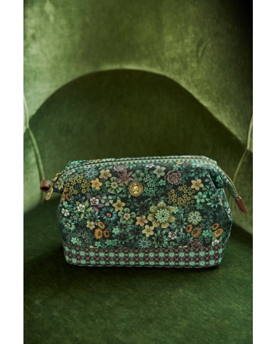 Cosmetic Purse Large Tutti i Fiori Green PIP STUDIO