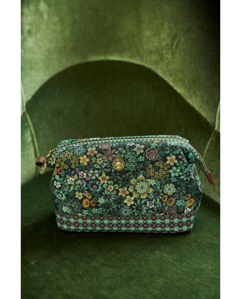 Cosmetic Purse Large Tutti i Fiori Green PIP STUDIO