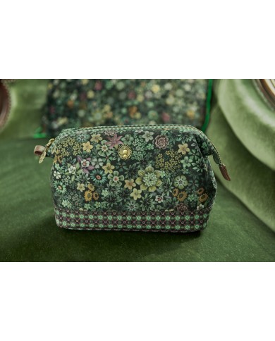 Cosmetic Purse Large Tutti i Fiori Green PIP STUDIO