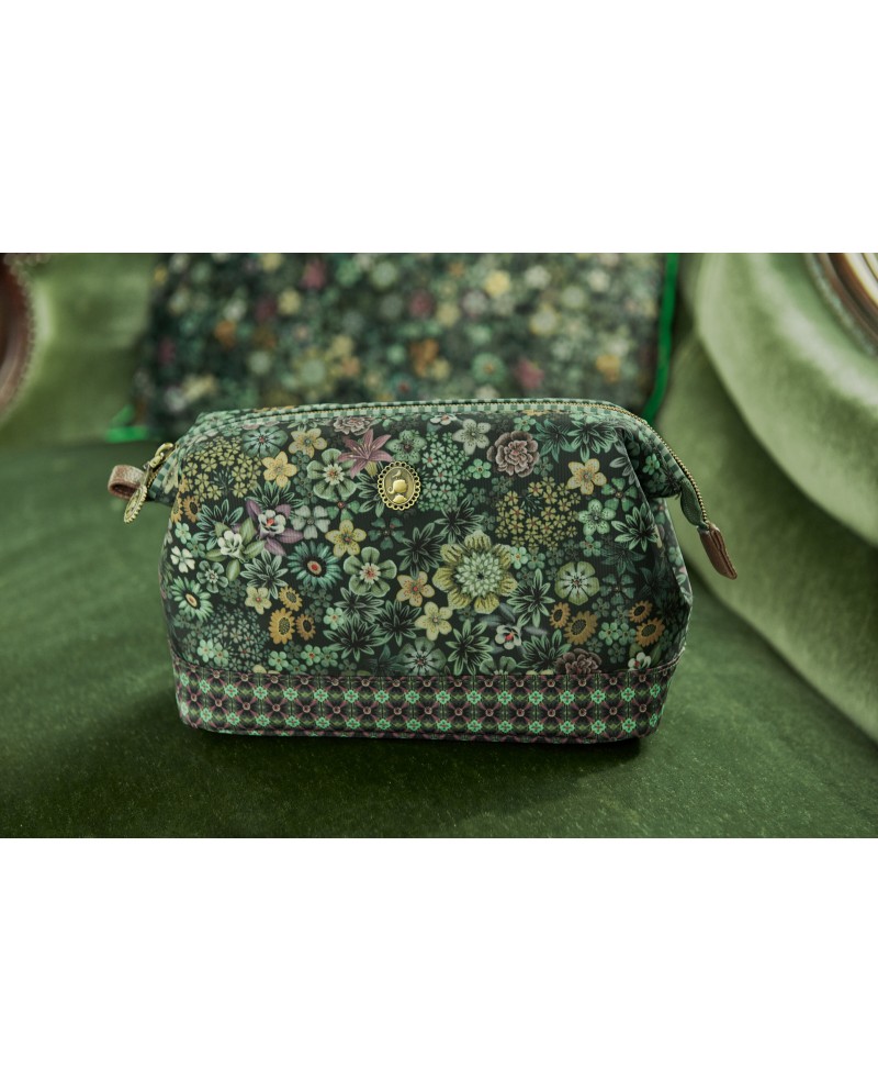 Cosmetic Purse Large Tutti i Fiori Green PIP STUDIO