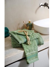 Πετσέτα προσώπου  Jasmin Jacquard Green PIP STUDIO