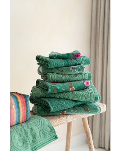 Πετσέτα προσώπου Les Fleurs Green PIP STUDIO