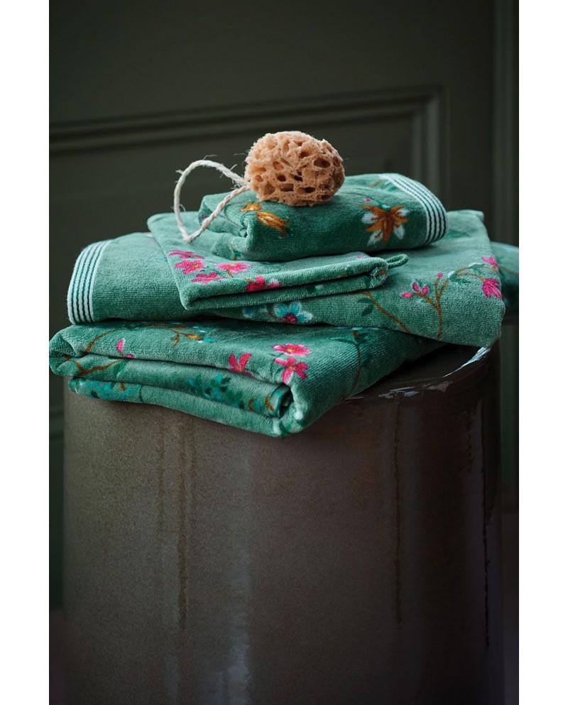 Πετσέτα χειρός Les Fleurs Green PIP STUDIO