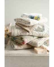 Bath Towel Large Les Fleurs Khaki PIP STUDIO