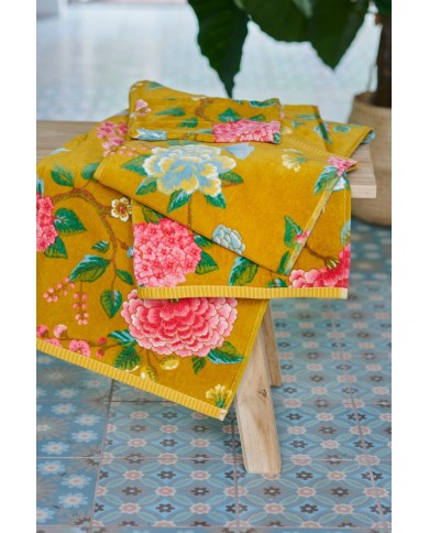 Bath Towel Good Evening Yellow PIP STUDIO